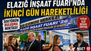 Elazığ’da İnşaat Fuarının İkinci Gününde Hareketlilik Sürüyor