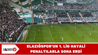 Elazığspor’un 1. Lig Hayali Penaltılarla Sona Erdi