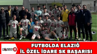 Futbolda Elazığ İl Özel İdare SK Başarısı