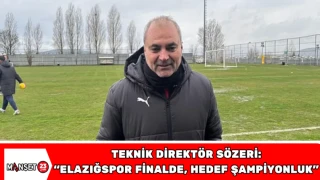 Teknik Direktör Sözeri: “Elazığspor Finalde, Hedef Şampiyonluk”