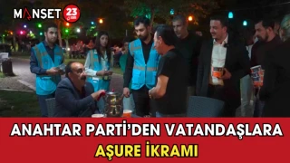 Anahtar Parti’den Vatandaşlara Aşure İkramı