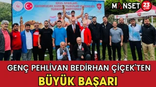 Genç Pehlivan Bedirhan Çiçek’ten Büyük Başarı
