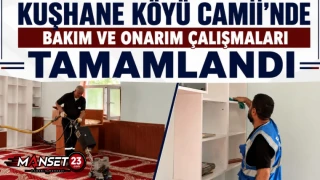 Kuşhane Köyü Camii’nde Bakım ve Onarım Çalışmaları Tamamlandı