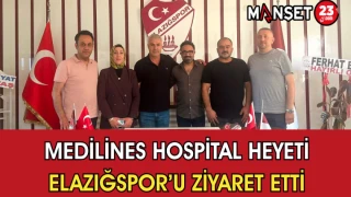 Medilines Hospital Heyeti Elazığspor’u Ziyaret Etti
