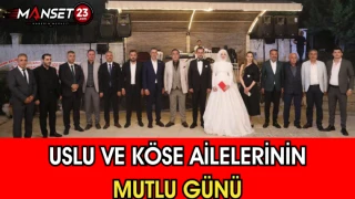 Uslu ve Köse Ailelerinin Mutlu Günü