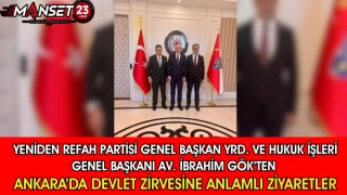 Yeniden Refah Partisi Genel Başkan Yrd ve Hukuk İşleri Genel Başkanı Av.İbrahim Gök’ten Ankara’da Devlet Zirvesine Anlamlı Ziyaretler