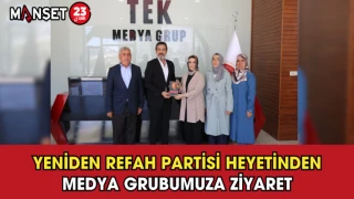 Yeniden Refah Partisi Heyetinden Medya Grubumuza Ziyaret