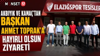 Akbıyık ve Kamaç'tan Başkan Ahmet Toprak'a Hayırlı Olsun Ziyareti