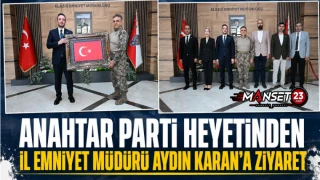 Anahtar Parti Heyetinden İl Emniyet Müdürü Aydın Karan'a Ziyaret