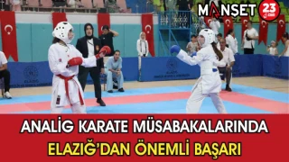 ANALİG Karate Müsabakalarında Elazığ’dan Önemli Başarı