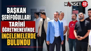 Başkan Şerifoğulları Tarihi Öğretmenevinde İncelemelerde Bulundu