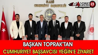 Başkan Toprak’tan Cumhuriyet Başsavcısı Yeğin’e Ziyaret