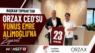 Başkan Toprak'tan Orzax CEO'su Yunus Emre Alimoğlu'na Ziyaret
