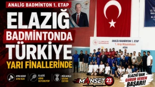 Elazığ Badmintonda Türkiye Yarı Finallerinde