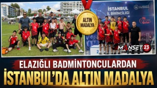Elazığlı Badmintonculardan İstanbul’da Altın Madalya