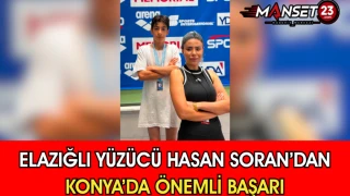 Elazığlı Yüzücü Hasan Soran’dan Konya’da Önemli Başarı