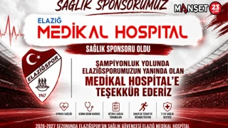 Elazığspor'un Sağlığı Medikal Hospital'a Emanet