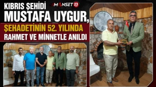 Kıbrıs Şehidi Mustafa Uygur Şehadetinin 52. Yılında Rahmet ve Minnetle Anıldı
