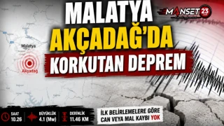 Malatya Akçadağ'da Korkutan Deprem