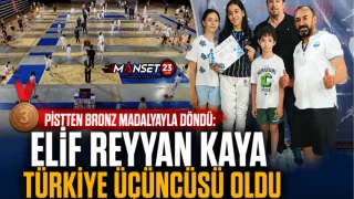 Pistten Bronz Madalyayla Döndü: Elif Reyyan Kaya Türkiye Üçüncüsü Oldu