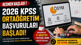 2026 KPSS Ortaöğretim Başvuruları Başladı