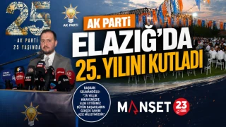 Ak Parti Elazığ’da 25. Yılını Kutladı