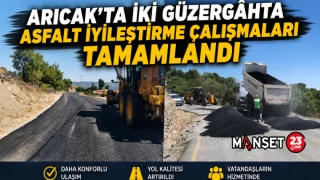 Arıcak’ta İki Güzergâhta Asfalt İyileştirme Çalışmaları Tamamlandı