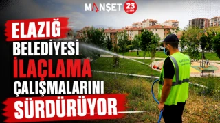 Elazığ Belediyesi İlaçlama Çalışmalarını Sürdürüyor