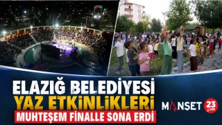 Elazığ Belediyesi Yaz Etkinlikleri Muhteşem Finalle Sona Erdi