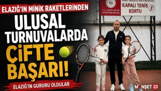 Elazığ’ın Minik Raketlerinden Ulusal Turnuvalarda Çifte Başarı
