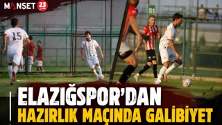 Elazığspor'dan Hazırlık Maçında Galibiyet