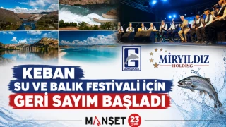 Keban Su ve Balık Festivali İçin Geri Sayım Başladı