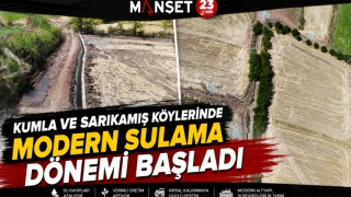 Kumla ve Sarıkamış Köylerinde Modern Sulama Dönemi Başladı