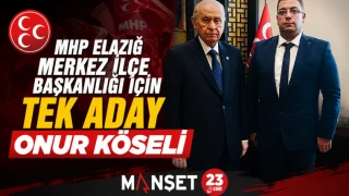MHP Elazığ Merkez İlçe Başkanlığı İçin Tek Aday Onur Köseli