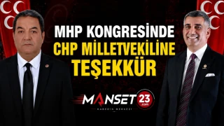 MHP Kongresinde CHP Milletvekiline Teşekkür