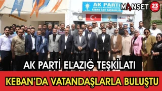 AK Parti Elazığ Teşkilatı Keban’da Vatandaşlarla Buluştu