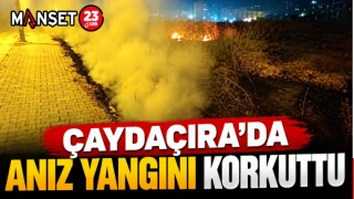 Çaydaçıra’da Anız Yangını Korkuttu