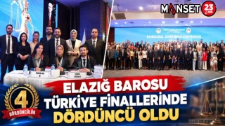 Elazığ Barosu Türkiye Finallerinde Dördüncü Oldu
