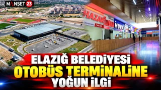 Elazığ Belediyesi Otobüs Terminaline Yoğun İlgi