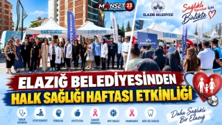 Elazığ Belediyesinden Halk Sağlığı Haftası Etkinliği