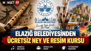 Elazığ Belediyesinden Ücretsiz Ney ve Resim Kursu