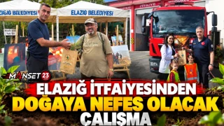Elazığ İtfaiyesinden Doğaya Nefes Olacak Çalışma