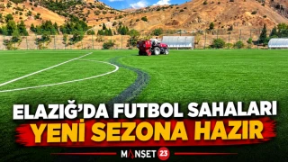 Elazığ’da Futbol Sahaları Yeni Sezona Hazır