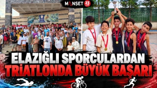 Elazığlı Sporculardan Triatlonda Büyük Başarı