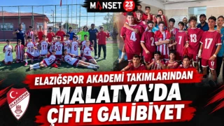 Elazığspor Akademi Takımlarından Malatya’da Çifte Galibiyet