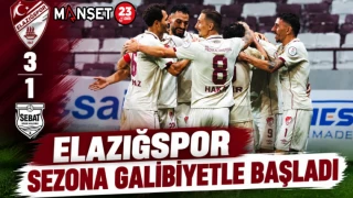 Elazığspor Sezona Galibiyetle Başladı