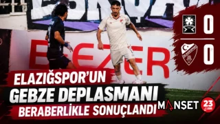 Elazığspor’un Gebze Deplasmanı Beraberlikle Sonuçlandı
