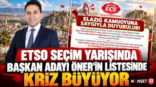 ETSO SEÇİM YARIŞINDA BAŞKAN ADAYI ÖNER’İN LİSTESİNDE KRİZ BÜYÜYOR