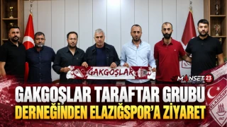 Gakgoşlar Taraftar Grubu Derneğinden Elazığspor’a Ziyaret