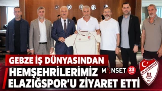 Gebze İş Dünyasından Hemşehrilerimiz Elazığspor’u Ziyaret Etti